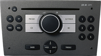 Opel CD 30 MP3 Head Unit