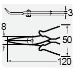 Pro'sKit PM-396I Bent-Nose Pliers