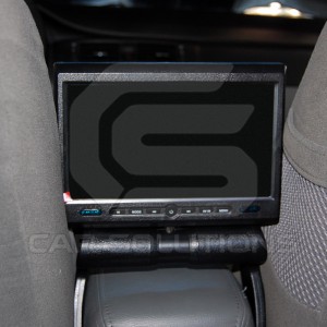 Armrest monitor installation