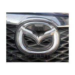 Mazda camera installed under the badge