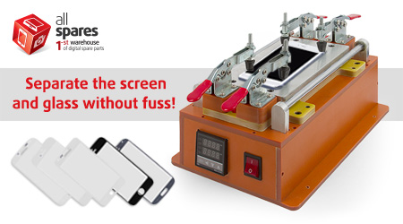 Separate the screen and glass without fuss!