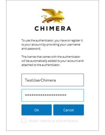 Register Chimera - Step 2