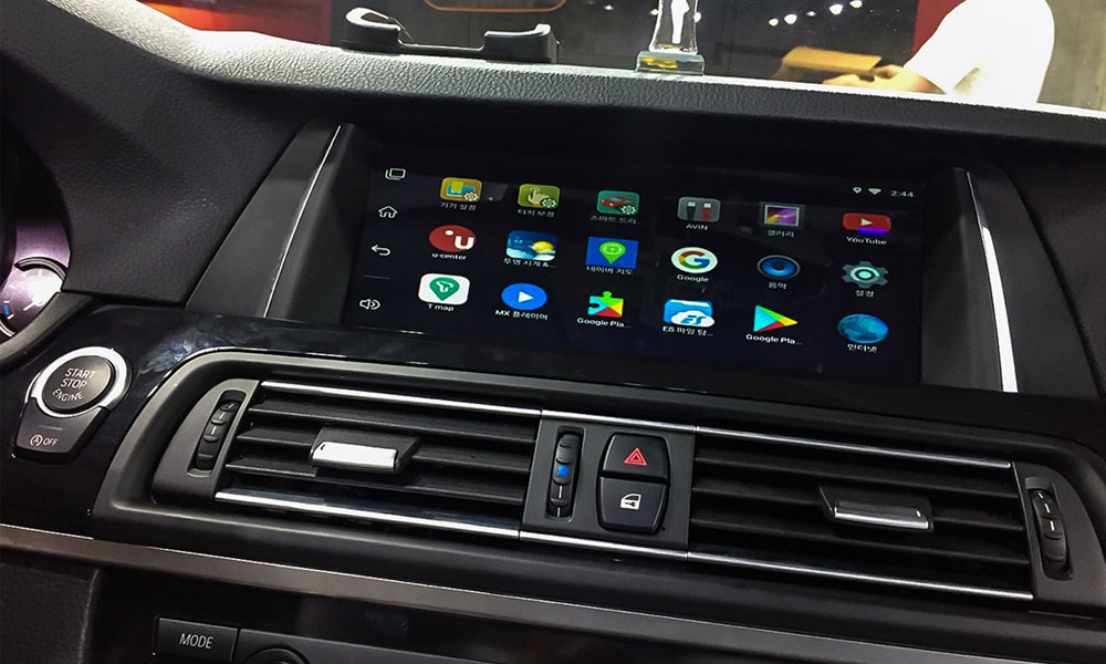 BMW touch screen