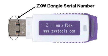 Número de serie de ZXW Tool