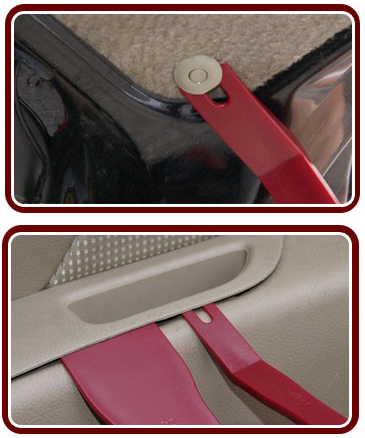 Clips de molduras de tapicería para puertas de automóviles p 