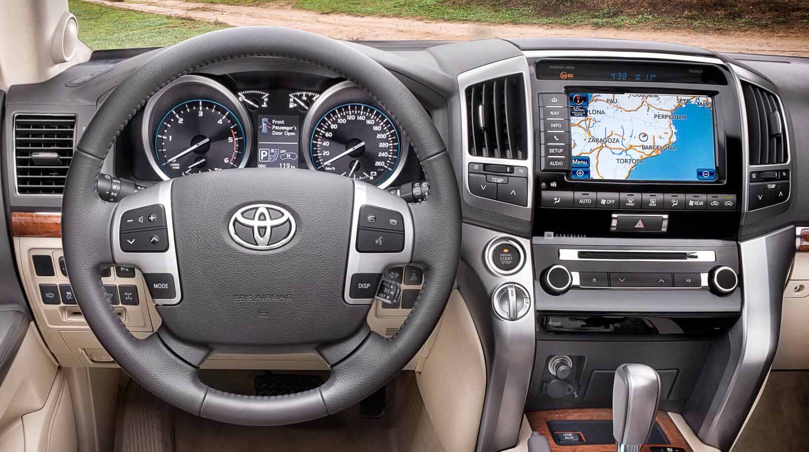 Toyota Land Cruiser head unit