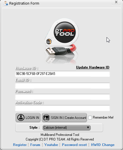 How to activate DT Pro Tool