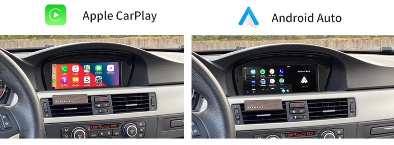 Pantalla con Apple CarPlay y Android Auto