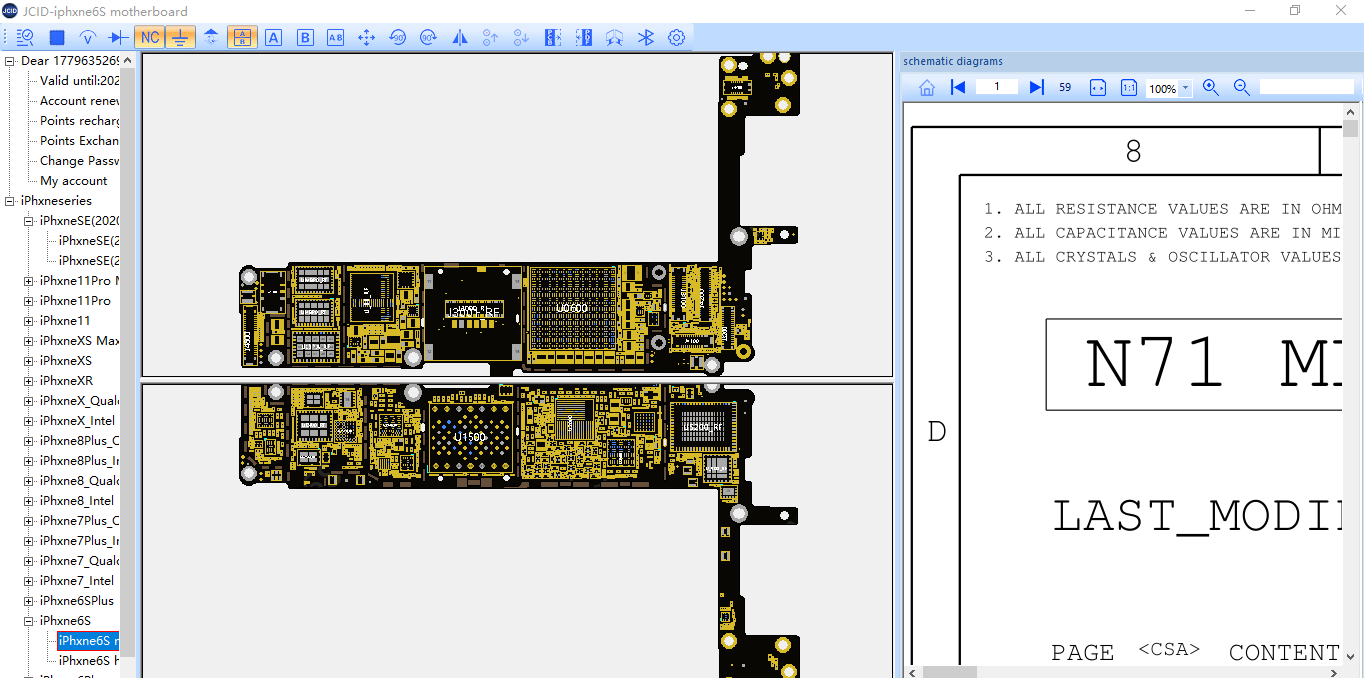 JCID Intelligent Maintenance Diagram (1 año) - GsmServer