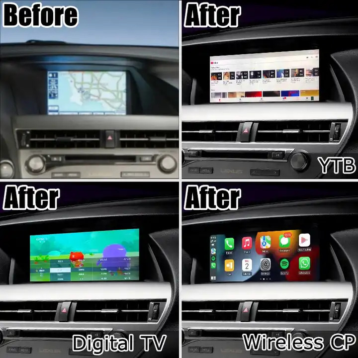 Android interface with monitor for Lexus 2009-2014