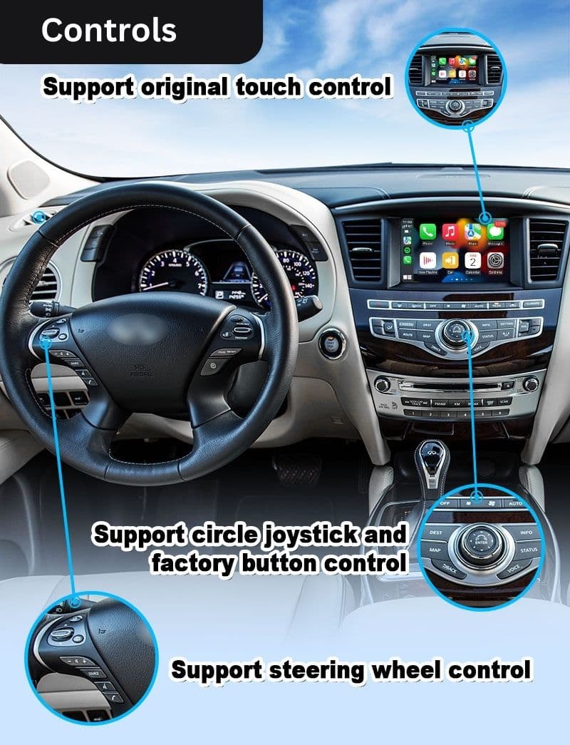 CarPlay for INFINITI Q50 - Controls