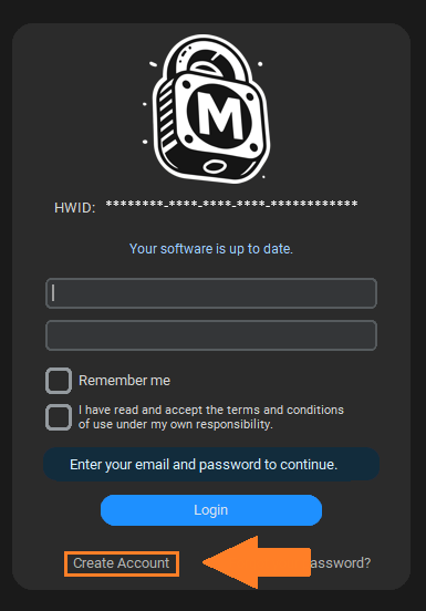 Moto M Tool - Create your account