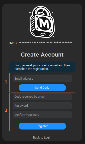 Moto M Tool - Enter the code